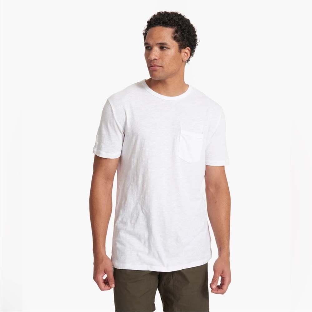 Vuori Men's Feather Pocket Tee - White